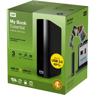 3TB WD My Book WDBACW0030HBK 3.5" (8.9cm) USB 2.0/USB 3.0 schwarz