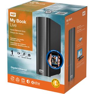 WD My Book Live 1 TB (1x 1000GB)