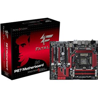 ASRock Fatal1ty P67 Professional Intel P67 So.1155 Dual Channel DDR3