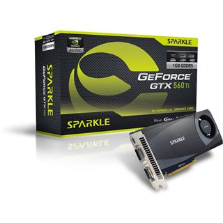 1GB Sparkle GeForce GTX 560 Ti Aktiv PCIe 2.0 x16 (Retail)