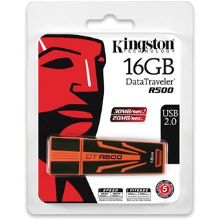 16 GB Kingston DataTraveler R500 rot/schwarz USB 2.0