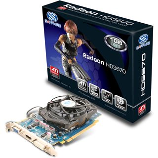 1GB Sapphire Radeon HD 5670 Aktiv PCIe 2.1 x16 (Lite Retail)