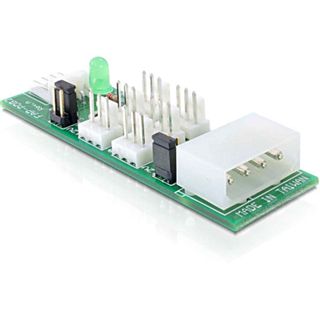 Delock 4-pin-Molex auf 6x 3-pin Adapter f&uuml;r L&uuml;fter (25218)