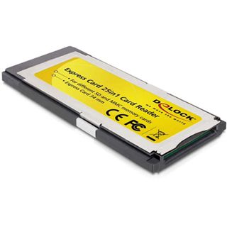 Delock 25in1 Cardreader ExpressCard 34 Modul Single Slot Kartenleser
