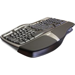 Microsoft Natural Ergonomic Keyboard 4000 OEM USB Deutsch schwarz