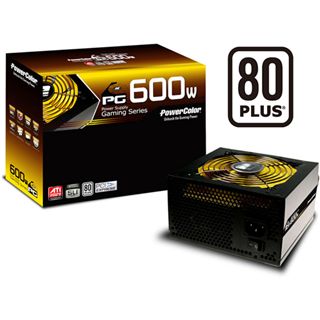 600 Watt PowerColor Gaming Series Non-Modular 80+