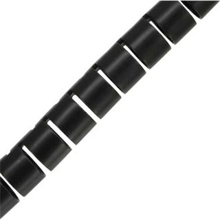 (€1,69*/1m) InLine 10.00m Kabelschlauch 28mm Schwarz