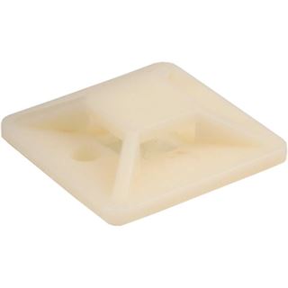 InLine Befestigungssockel für Kabelbinder, 20x20mm, 10stk.,