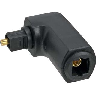 InLine OPTO Audio Adapter, , Toslink Buchse / Stecker, 90Â°