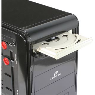 Cooltek K2 Full-Black Rev.C Midi Tower ohne Netzteil schwarz