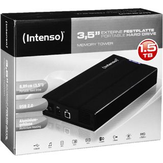 1,5TB Intenso Memory Tower 6011570 3.5" (8.9cm) USB 2.0 schwarz