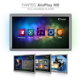 Fantec Multimedia 3,5" AluPlay HD Media Player 1TB [bk]