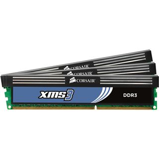 6GB Corsair XMS3 DDR3-2000 DIMM CL9 Tri Kit