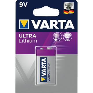 Varta Professional 6F22 Lithium E Block Batterie 9.0 V 1er Pack