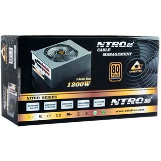 1200 Watt Chieftec Nitro BPS-1200C Modular 80+ Bronze