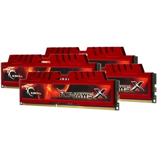 8GB G.Skill RipJawsX DDR3-1600 DIMM CL9 Quad Kit