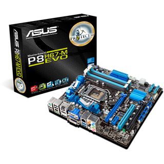 Asus P8H67-M EVO Intel H67 So.1155 Dual Channel DDR3 mATX Retail