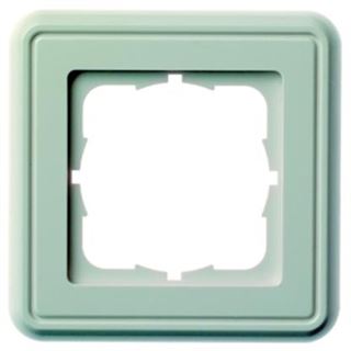 1-fach Teleg&auml;rtner Rahmen 80x80mm, alpinwei&szlig;