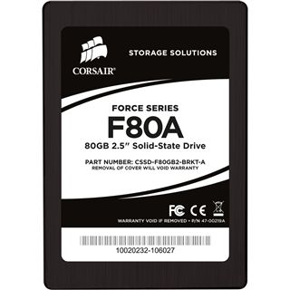 80GB Corsair Force Series 2.5" (6.4cm) SATA 3Gb/s MLC asynchron