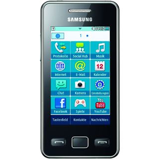 Samsung Star II S5260 100 MB schwarz