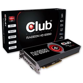 2x 2GB Club 3D Radeon HD 6990 Aktiv PCIe 2.1 x16 (Retail)