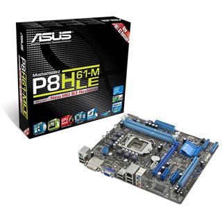 Asus P8H61-M LE Intel H61 So.1155 Dual Channel DDR3 mATX Retail