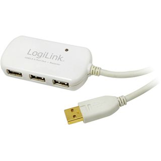 Logilink USB Repeater 12m LogiLink + USB Hub