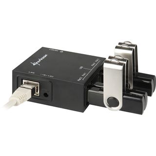 Sharkoon USB LANport 400 Giga Konverter f&uuml;r USB 2.0 zu Gb LAN