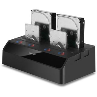 Sharkoon SATA Quickport Quattro USB 3.0 Dockingstation für