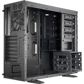 AeroCool Vs-4 mit Sichtfenster Midi Tower ohne Netzteil schwarz
