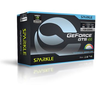 1GB Sparkle GeForce GTS 450 Single Slot Aktiv PCIe 2.0 x16 (Retail)