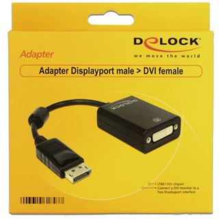 Delock Displayport 1.1 Adapter Displayport Stecker auf DVI 24+5