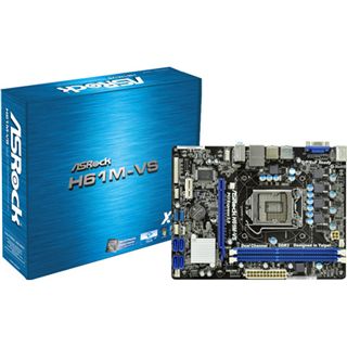 ASRock H61M-VS Intel H61 So.1155 Dual Channel DDR3 mATX Retail