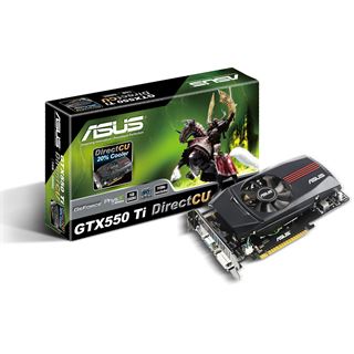1GB Asus GeForce GTX 550 Ti DC Aktiv PCIe 2.0 x16 (Retail)