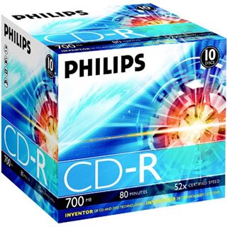 Philips CD-R 700MB 52x 10er JC