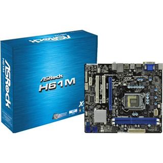 ASRock H61M Intel H61 So.1155 Dual Channel DDR3 mATX Retail