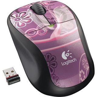 Logitech Maus Cordl.Opt. M305 Plum Current USB rt