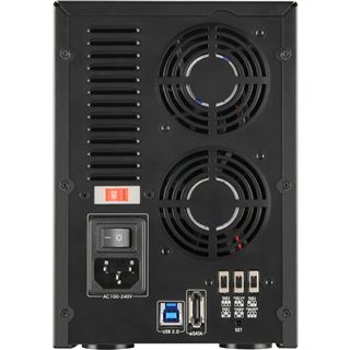 Sharkoon 5-Bay RAID Box 3.5" (8,89cm) eSATA / USB 3.0 schwarz