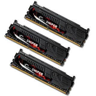 12GB G.Skill SNIPER LV DDR3-1600 DIMM CL9 Tri Kit