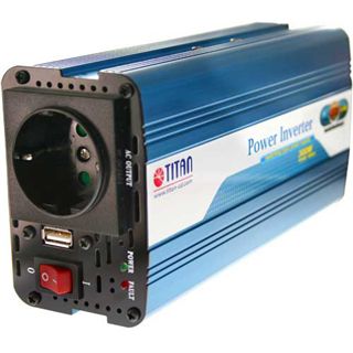 Titan Universal KFZ-Netzteil 12V auf 220V, HW-300V6 mit USB