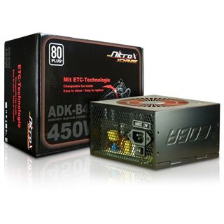 450 Watt Inter-Tech Coba Nitrox Xchange Non-Modular 80+