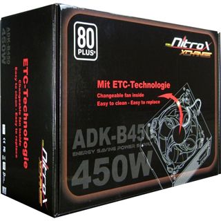 450 Watt Inter-Tech Coba Nitrox Xchange Non-Modular 80+