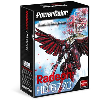 1GB PowerColor Radeon HD 6770 Aktiv PCIe 2.1 x16 (Retail)