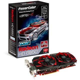 2GB PowerColor Radeon HD 6950 PCS+ Vortex II Aktiv PCIe 2.1 x16
