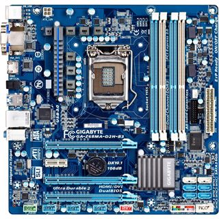 Gigabyte GA-Z68MA-D2H-B3 Intel Z68 So.1155 Dual Channel DDR3 mATX
