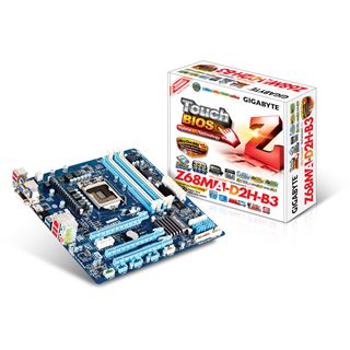 Gigabyte GA-Z68MA-D2H-B3 Intel Z68 So.1155 Dual Channel DDR3 mATX