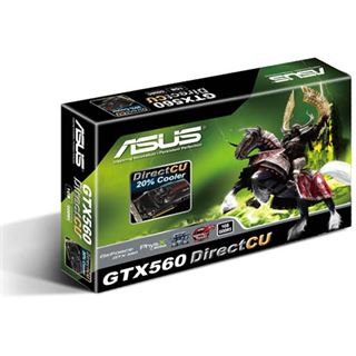 1GB Asus GeForce GTX 560 DirectCU Aktiv PCIe 2.0 x16 (Retail)