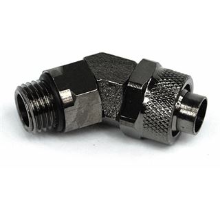 Aquatuning 13/10mm (10x1,5mm) Anschraubt&uuml;lle 45&deg; drehbar
