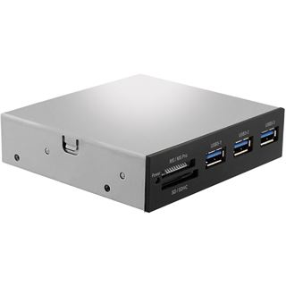 Ultron USB-HUB 3.0 3-Port+CR intern ultron UHI3-3CR 3,5" Einbau