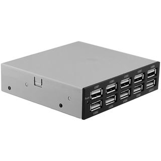 Ultron USB-HUB 2.0 10-Port intern ultron UHI-1000 3,5" Einbau